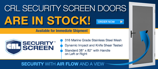 Security Screen Stock Door Program